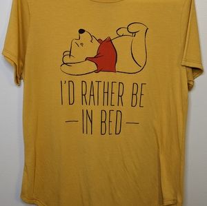 Yellow disney shirt, size XL